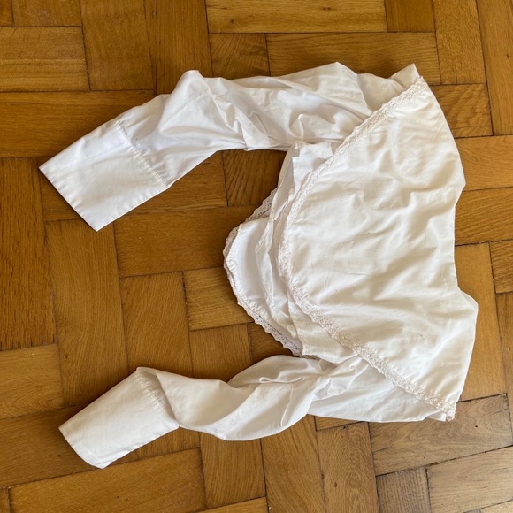 Jacquemus White Blouse with Statement Collar - Picture 4 of 4